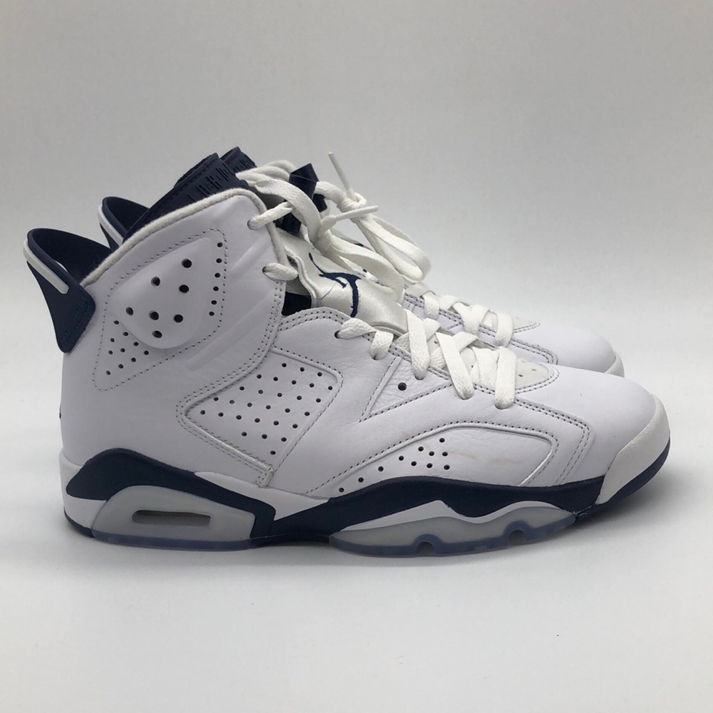 Mens Air Jordan 6 Retro ‘Midnight Navy’ CT8529-141 USED Size 7.5 - Picture 2 of 16